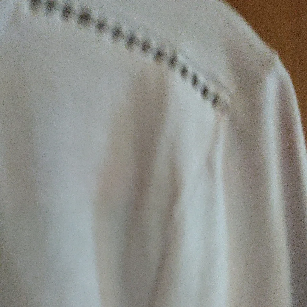 Notations Classic White Tee With Eyelet Sleeves - Picture 5 of 8